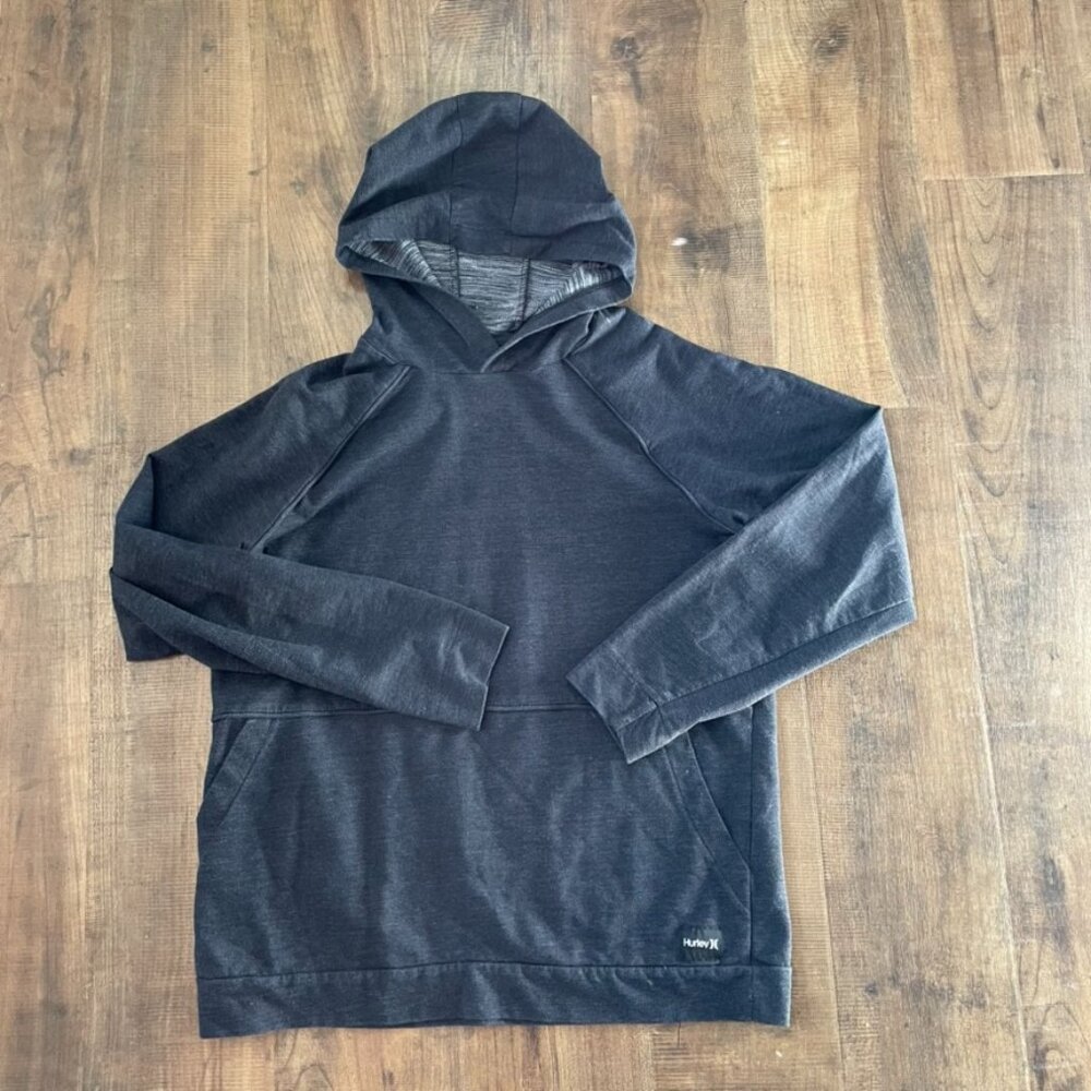 Hurley x Nike Dri-FIT Black Hoodie Sweatshirt Women’s Small Lightweight Pullover